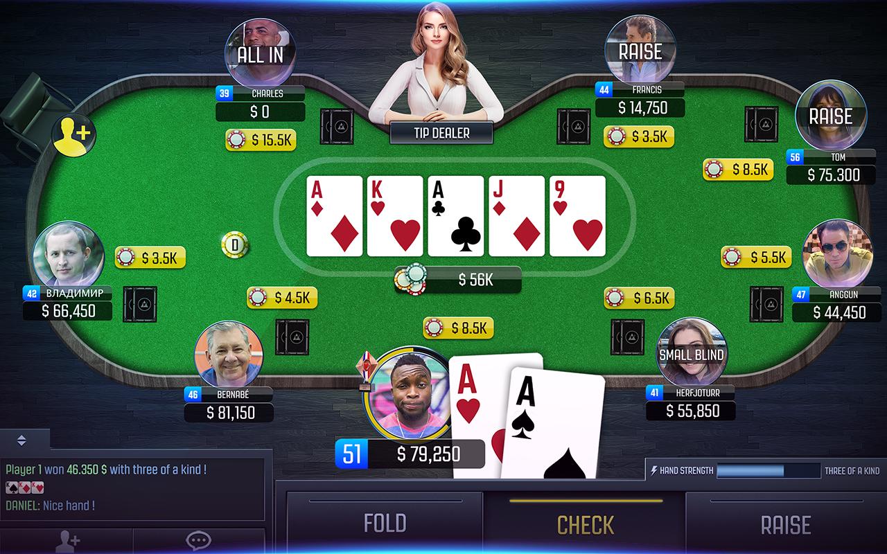 Các vòng đấu của một ván Poker trên GemWin