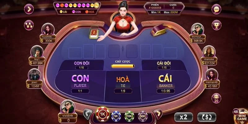 Baccarat Kim Tài là tựa game tạo nên tiếng vang lớn, thu hút sự chú ý của cộng đồng game thủ nhờ sự mới mẻ và cơ hội thắng lớn